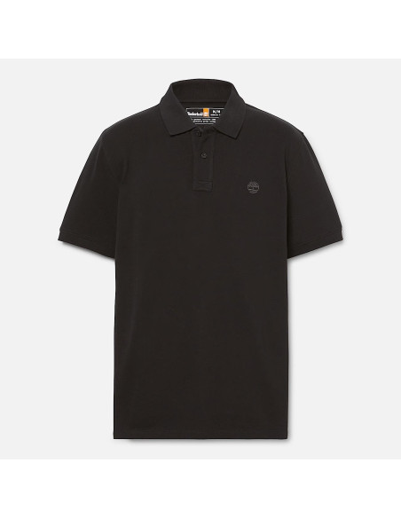 Timberland Polo A Maniche Corte In Piqué Millers River Da Uomo In Colore Nero