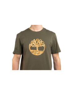 Timberland T-shirt Con Logo In Verde