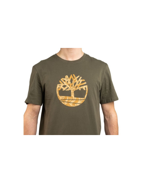 Timberland T-shirt Con Logo In Verde