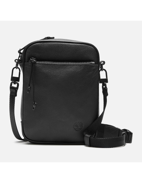 Timberland Borsa A Tracolla In Pelle Tuckerman In Colore Nero