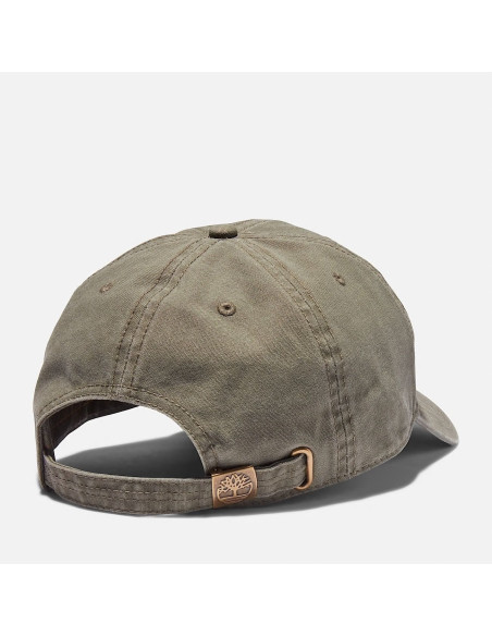 Timberland Berretto Da Baseball In Tela Di Cotone Cooper Hill In Verde