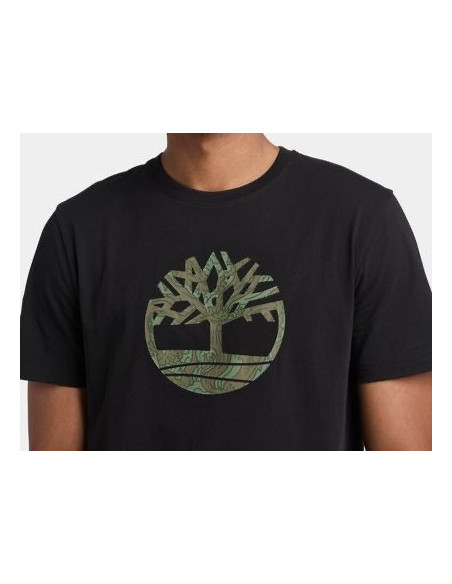 Timberland T-shirt Con Logo In Nero