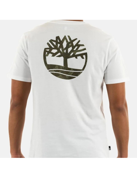 Timberland T-shirt Da Uomo In Bianco