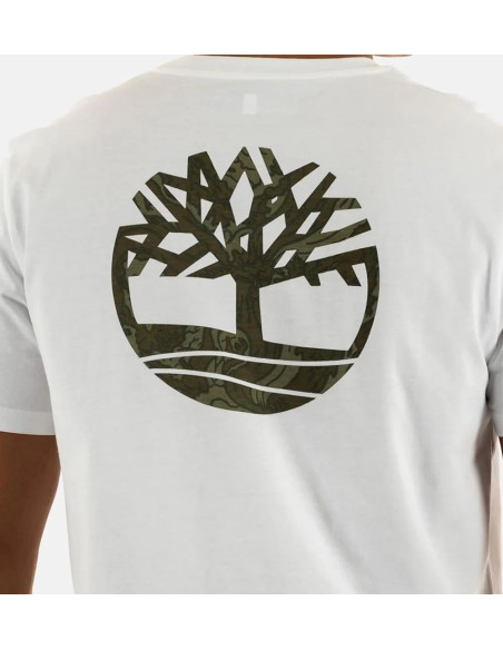 Timberland T-shirt Da Uomo In Bianco
