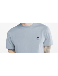 Timberland T-Shirt Dunstan River Da Uomo In Celeste 2