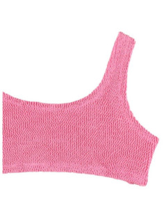 Saint Barth Bralette Classica Crinkle Naima Fucsia 2
