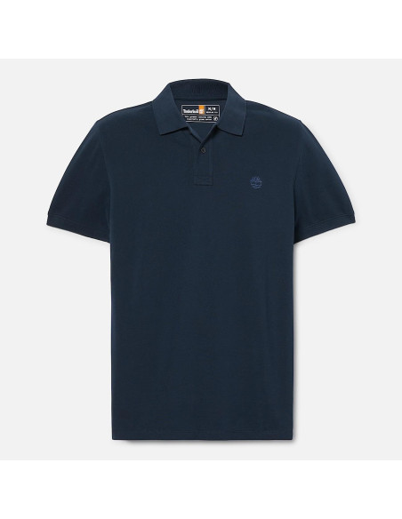 Timberland Polo A Maniche Corte In Piqué Millers River Da Uomo In Colore Blu