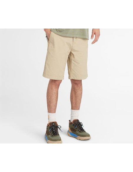 Timberland Shorts Chino In Popeline Claremont Da Uomo In Beige