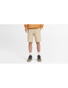 Timberland Shorts Chino In Popeline Claremont Da Uomo In Beige 2