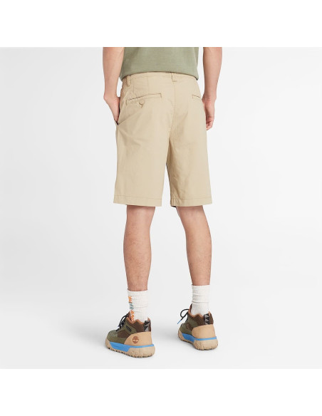 Timberland Shorts Chino In Popeline Claremont Da Uomo In Beige