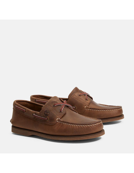 Timberland Scarpa Da Barca Classic Da Uomo In Marrone Scuro
