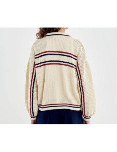 Vicolo Cardigan Con Colletto Maniche Lunghe 2