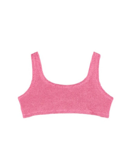 Saint Barth Bralette Classica Crinkle Naima Fucsia