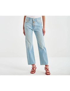 Vicolo Jeans Con Bottoni Gioiello Relaxed 2