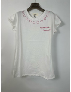 Vicolo T-shirt Con Stampa Cuoricini 2