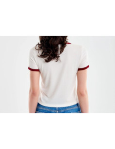 Vicolo T-Shirt a Costine Profili a Contrasto 2