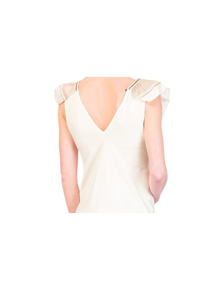 Haveone  Top Scollo V Rouches