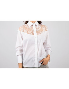 Haveone Camicia Con Pizzo