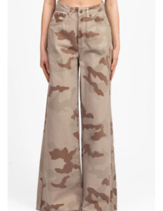 Vicolo Jeans Myrna Palazzo Camouflage