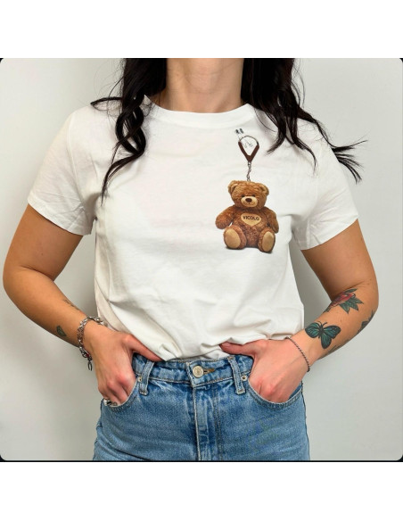 Vicolo T-Shirt Stampa Orsetto