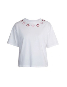 Berna T-Shirt Over Fit Con Stelle Ricamate