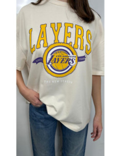 Haveone T-shirt Con Stampa LOS ANGELES LAYERS