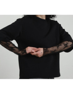 Susy Mix T-shirt Con Maniche In Pizzo 2