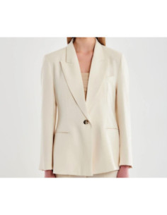 Vicolo Blazer Sfiancato Con Bottone