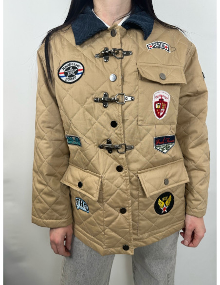 Vicolo Bomber Patch In Cotone