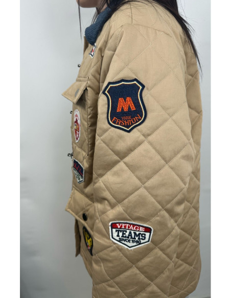 Vicolo Bomber Patch In Cotone