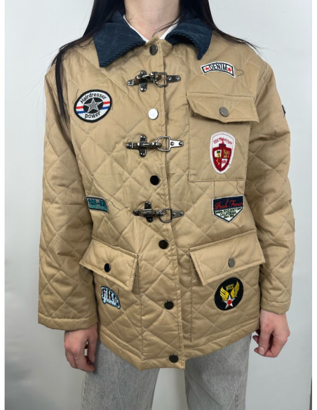 Vicolo Bomber Patch In Cotone