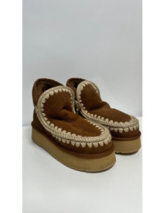 Mou  Tronchetto Mini Eskimo Platform Boot Cognac 2
