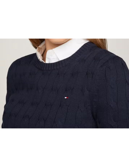 Tommy Hilfiger Maglia A Treccia All-Over