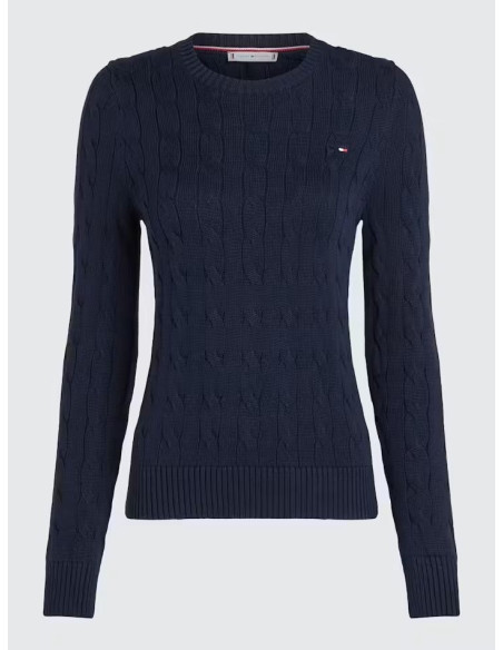 Tommy Hilfiger Maglia A Treccia All-Over
