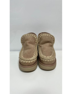 Mou Stivaletto Eskimo Bounce Sneaker In Pelle Di Montone Color Cammello