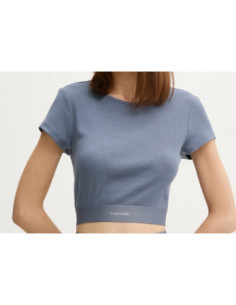 Calvin Klein T-Shirt Lounge Corta  Cotton Stretch Rib