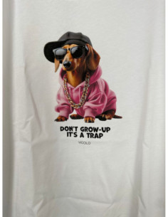 Vicolo T-shirt Con Stampa Bassotto 2