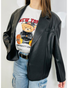 Vicolo Blazer In Ecopelle 2
