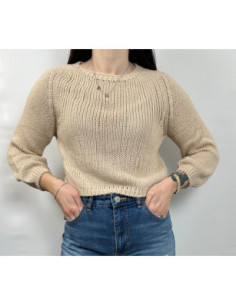 Vicolo Maglia Crop Con Manica A Palloncino 2