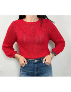 Vicolo Maglia Crop Con Manica A Palloncino