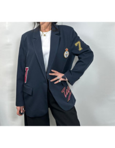 Vicolo Blazer Over Con Patch