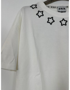 Berna T-Shirt Over Fit Con Stelle Ricamate