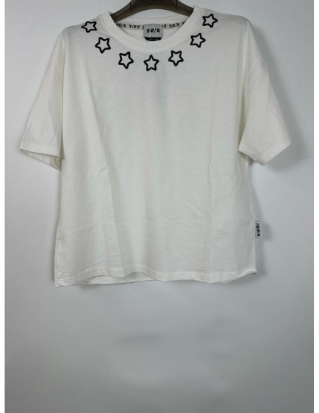Berna T-Shirt Over Fit Con Stelle Ricamate