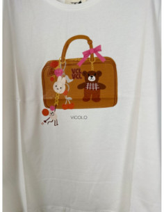 Vicolo T-shirt Con Stampa Borsetta Con Charms 2