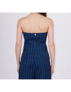 Berna Top Bustier Gessato 2