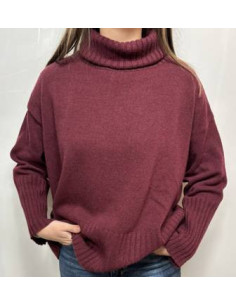 Tensione In Maglia a Collo Alto