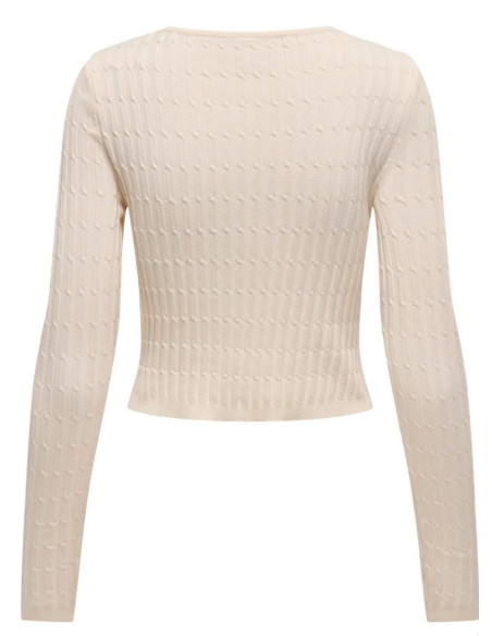 Only Maglia A Coste Crop