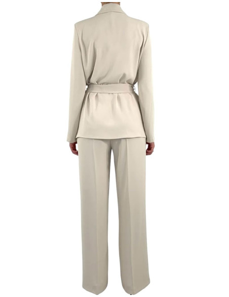 Susy Mix Completo Giacca Con Fiocco E Pantalone A Palazzo