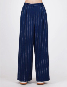Berna Pantalone Con Pinces Gessato