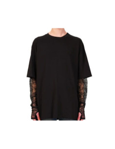 Vicolo T-shirt Over Manica Pizzo